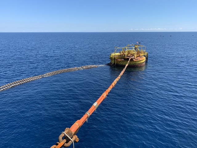 Phao SPM – nơi nhập các lô dầu nhập khẩu cho NMLD Dung Quất.