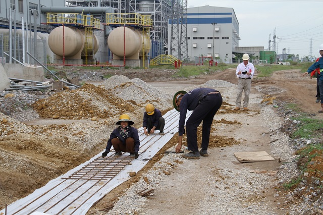 Công trường Nhà máy nhiệt điện Thái Bình 2.