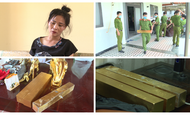 Hoà và số vàng giả (ảnh tư liệu)