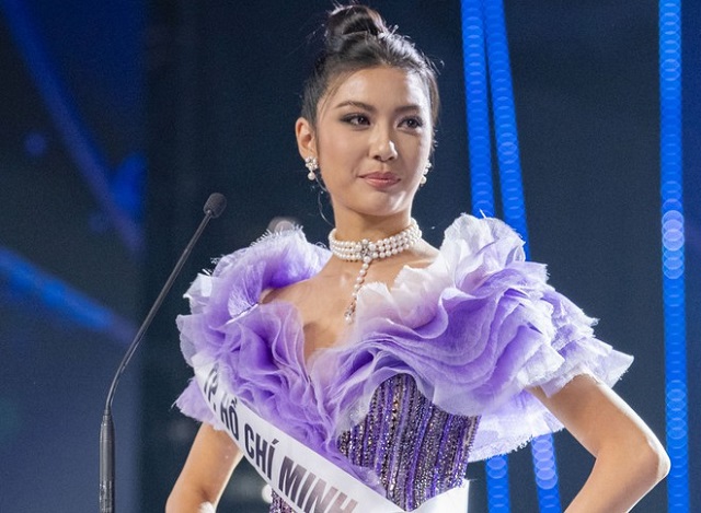 Á hậu 2 Hoa hậu Hoàn Vũ 2019 Thúy Vân.