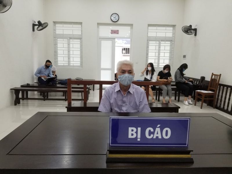 Bị cáo Vũ Văn Nghĩa tại tòa