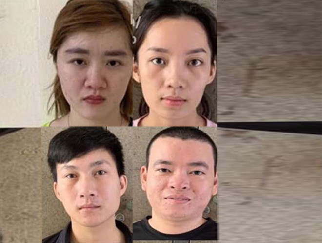 Các đối tượng liên quan đến vụ án