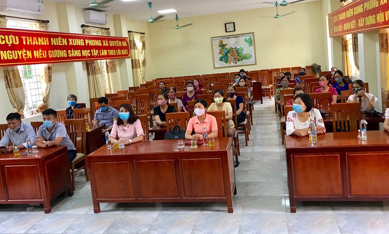 Cán bộ hội viên tham dự  buổi truyền thông