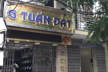 Tiệm vàng nơi xảy ra sự việc