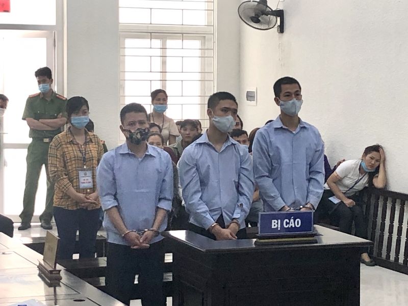 Các bị cáo trước Toà