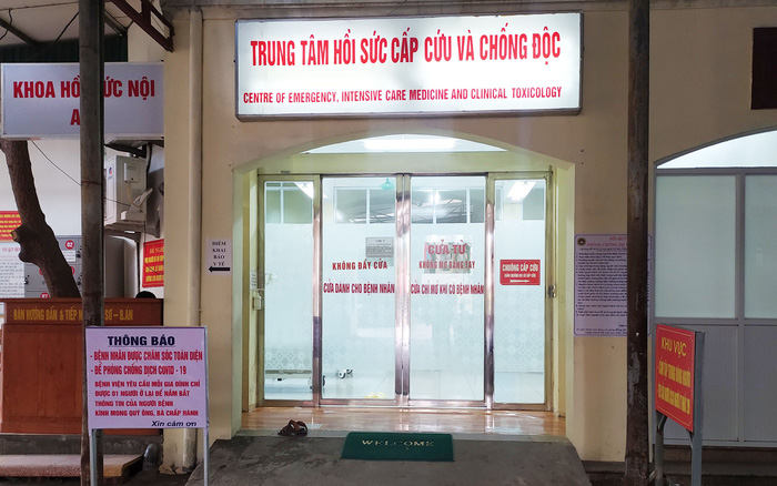 Chị Hương đang được điều trị tại khoa Hồi sức cấp cứu, Viện bỏng Quốc gia