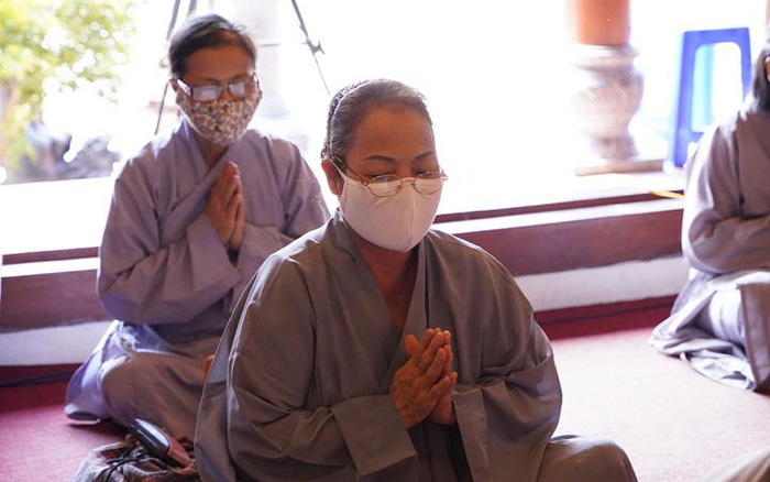 Các chùa vừa triển khai tổ chức lễ Vu Lan vừa ưu tiên thực hiện các biện pháp phòng dịch.. Ảnh minh họa (phattuvietnam.net)