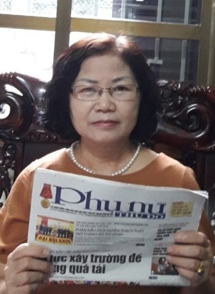 B&agrave; Dương Thị Sửu - Chi hội trưởng Chi hội Phụ nữ số 10Hội phường Khương Đ&igrave;nh, quận Thanh Xu&acirc;n