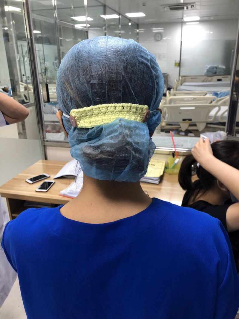 Hội LHPN phường Định Công: Đan móc len làm "tai giả" gửi tuyến đầu chống dịch Covid-19 - ảnh 3