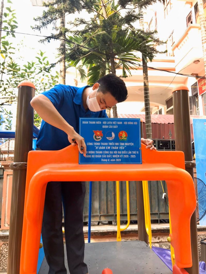 Thiếu nhi Cầu Giấy có sân chơi mới - ảnh 3