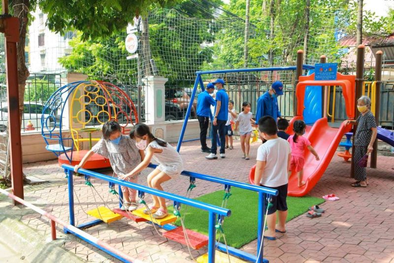 Thiếu nhi Cầu Giấy có sân chơi mới - ảnh 4