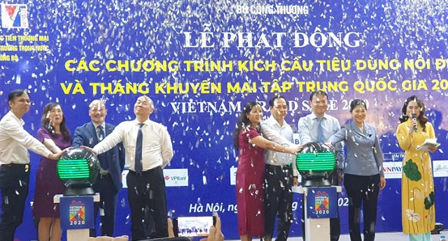 Lễ ph&aacute;t động c&aacute;c chương tr&igrave;nh k&iacute;ch cầu ti&ecirc;u d&ugrave;ng nội địa v&agrave; Th&aacute;ng Khuyến mại tập trung quốc gia 2020.