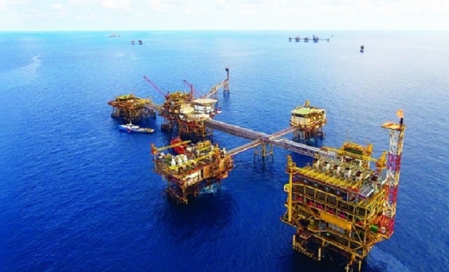 Gi&agrave;n c&ocirc;ng nghệ trung t&acirc;m số 2 mỏ Bạch Hổ.