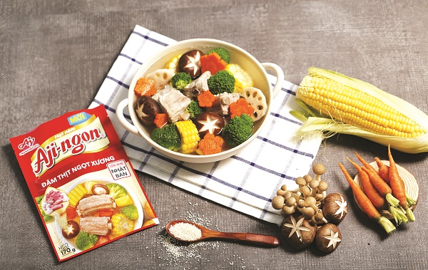 Hạt nêm AJI-NGON® heo  cải tiến mới “Đậm thịt ngọt xương” - ảnh 2