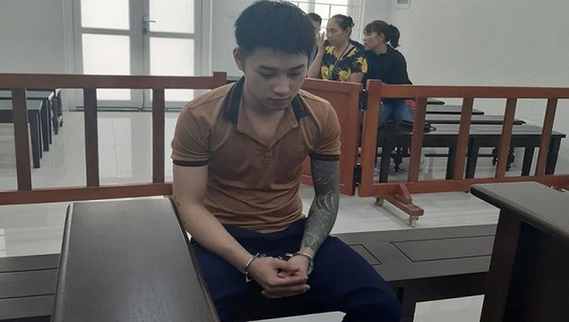 Bị cáo Nguyễn Tiến Anh tại tòa