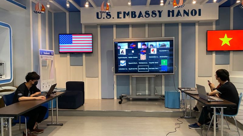 Năm nay,do t&igrave;nh h&igrave;nh dịch bệnh COVID-19 diễn biến phức tạp, trại h&egrave; đ&atilde; phải tổ chức dưới h&igrave;nh thức online  thay v&igrave; offline như mọi năm.