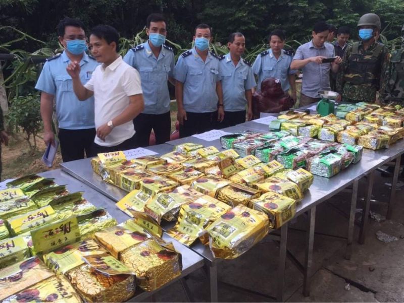 Cơ quan Hải quan cùng các đơn vị chức năng phát hiện và bắt giữ 98kg ma túy