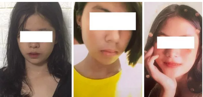 3 nữ sinh được công an giải cứu (ảnh: A.A)