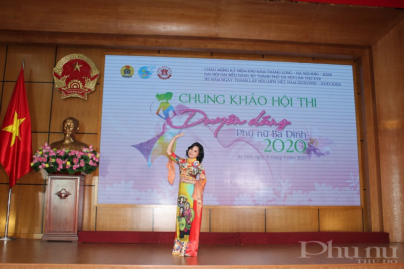 Các thí sinh tham dự Hội thi là những cán bộ, công nhân viên chức trên địa bàn quận Ba Đình