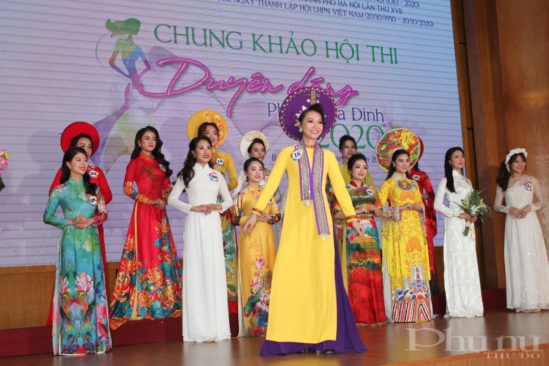 Các thí sinh tự tin thể hiện phần dự thi