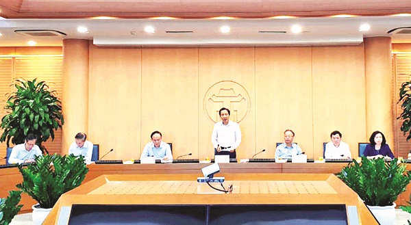 Thứ trưởng Bộ Nội vụ Trần Anh Tuấn phát biểu tại hội nghị