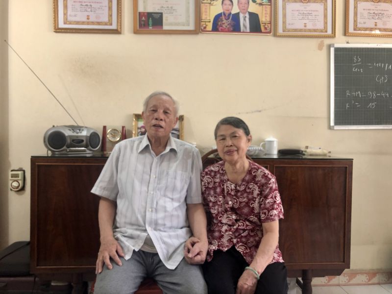 Ông bà Trần Trọng Huyền và Phan Thị Sỹ