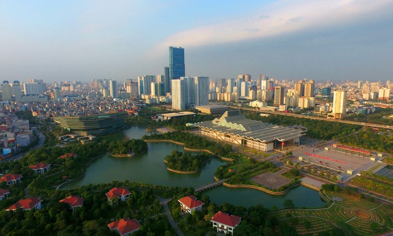 Một góc Hà Nội nhìn từ phía Tây. Ảnh: Công Hùng.