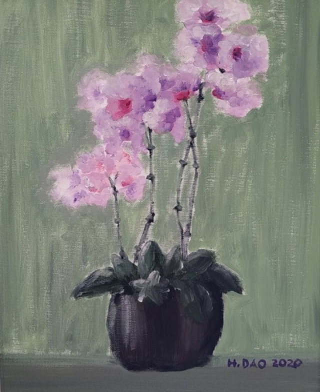 Cùng ngắm Quốc hoa các nước ASEAN rực rỡ trong triển lãm tranh tại Hà Nội - ảnh 8