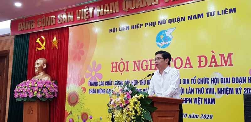 Ông Lâm Quang Thao,  Phó Bí thư Thường trực Quận ủy Nam Từ Liêm cho biết thời gian tới sẽ hoàn thiện xây dựng 21 nhà văn hóa ở các TDP Ông Lâm Quang Thao,  Phó Bí thư Thường trực Quận ủy Nam Từ Liêm cho biết thời gian tới sẽ hoàn thiện xây dựng 21 nhà văn hóa ở các TDP