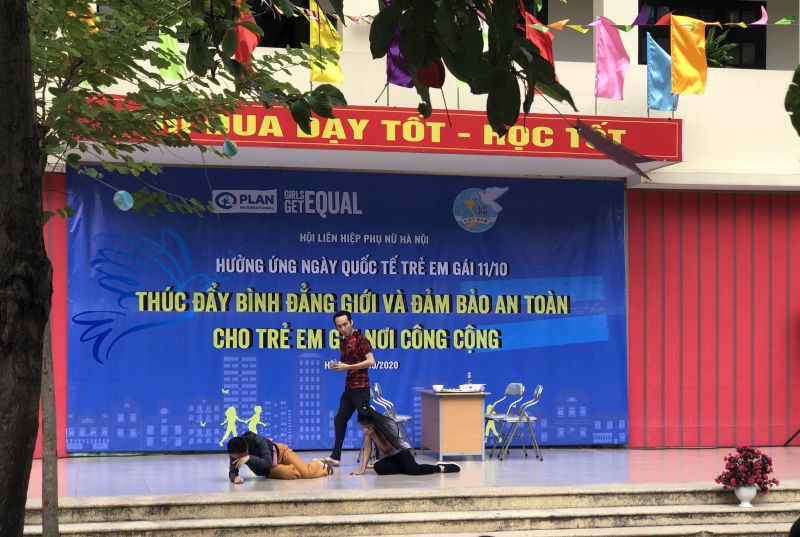 Một cảnh trong tiểu phẩm 