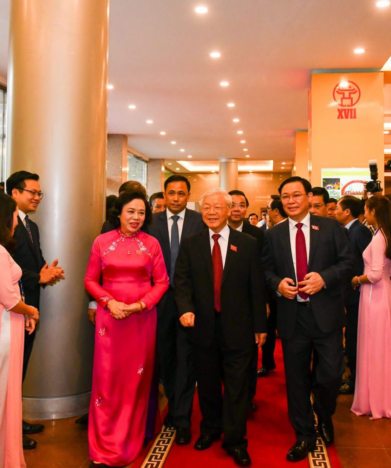 Lãnh đạo TP Hà Nội tiếp đón đoàn Lãnh đạo của Đảng và Nhà nước về dự Đại hội