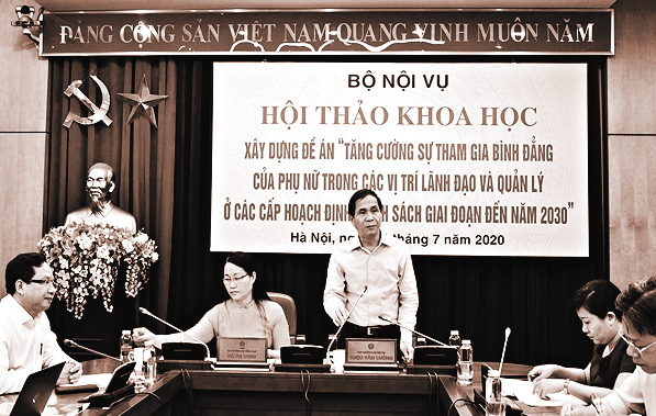 Nhiều cuộc hội thảo khoa học về quyền tham chính của phụ nữ đã được các cấp, các ngành tổ chức nhằm tìm ra giải pháp đảm bảo quyền tham chính của phụ nữ (ảnh: Int) Nhiều cuộc hội thảo khoa học về quyền tham chính của phụ nữ đã được các cấp, các ngành tổ chức nhằm tìm ra giải pháp đảm bảo quyền tham chính của phụ nữ (ảnh: Int)