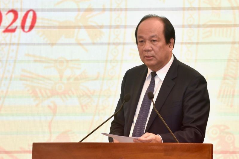 Bộ trưởng, Chủ nhiệm Văn phòng Chính phủ Mai Tiến Dũng thông tin tại buổi họp báo thường kỳ chiều 30/10.