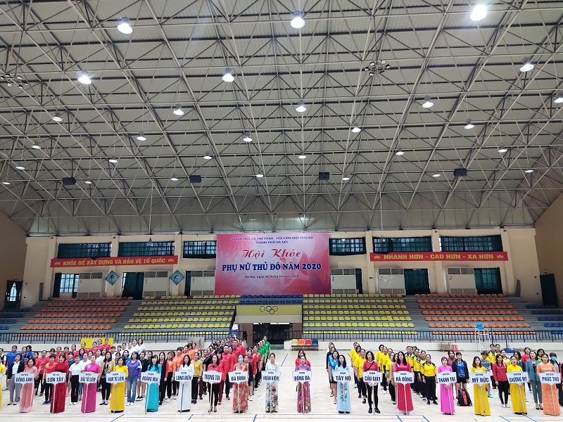 Các đơn vị tham gia hội khỏe