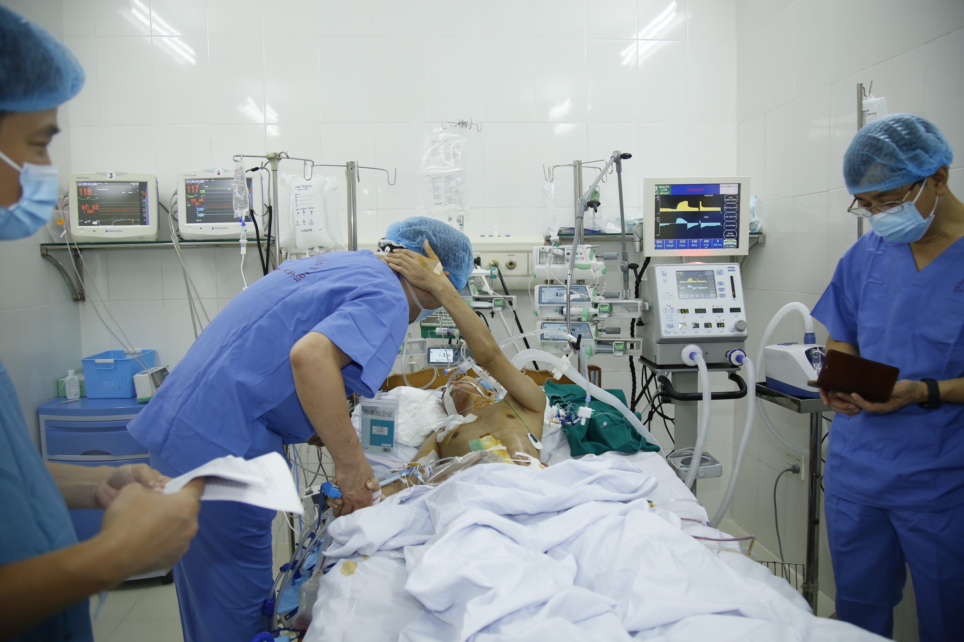 Bệnh nhân hồi phục sau mổ