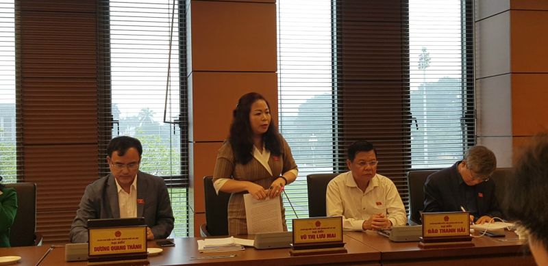 Đại biểu Vũ Thị  Lưu Mai