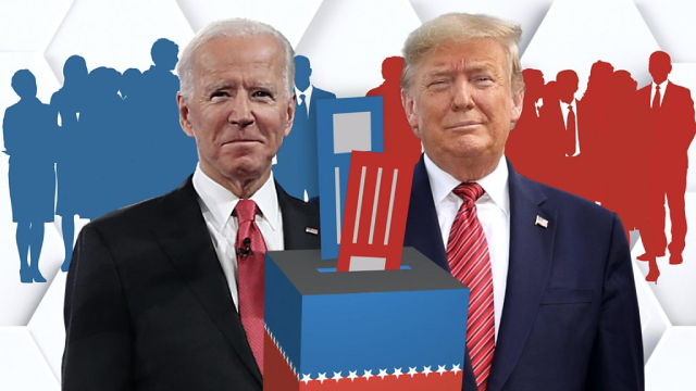 Tổng thống Donald Trump và ứng cử viên Đảng Dân chủ Joe Biden đều có một ngày vận động tranh cử tích cực. Tổng thống Donald Trump và ứng cử viên Đảng Dân chủ Joe Biden đều có một ngày vận động tranh cử tích cực.
