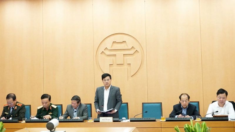 Phó Chủ tịch UBND TP Ngô Văn Quý chỉ đạo tại cuộc họp Phó Chủ tịch UBND TP Ngô Văn Quý chỉ đạo tại cuộc họp