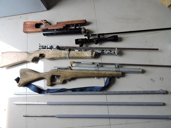 Các loại vũ khi tự chế trên thị trường Các loại vũ khi tự chế trên thị trường