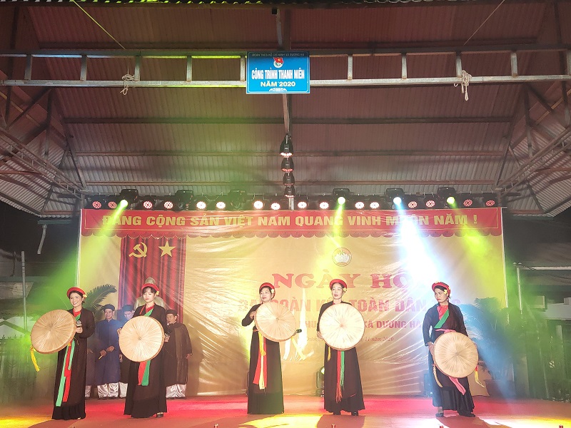 Các tiết mục văn nghệ tại Ngày hội