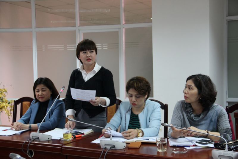 Đ/c Hoàng Thu Hồng, Trưởng ban Tuyên giáo Hội LHPN Hà Nội 