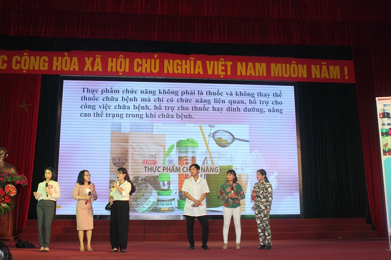 Phần thi xử lý tình huống của Hội LHPN quận Tây Hồ