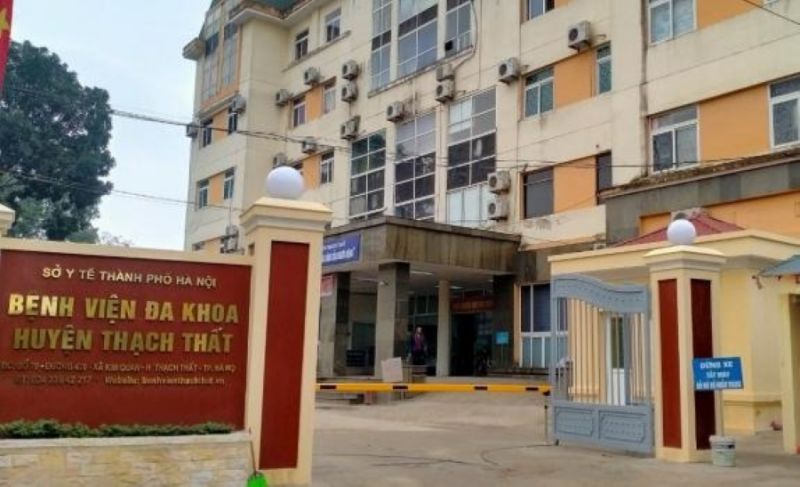 Bệnh viện đa khoa Thạch Thất. Ảnh: Int