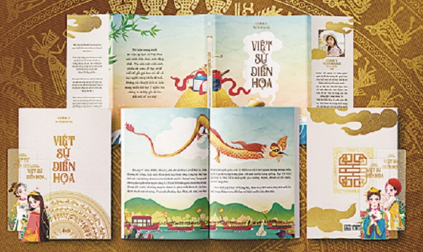 H&igrave;nh ảnh s&aacute;ch Việt sử diễn họa