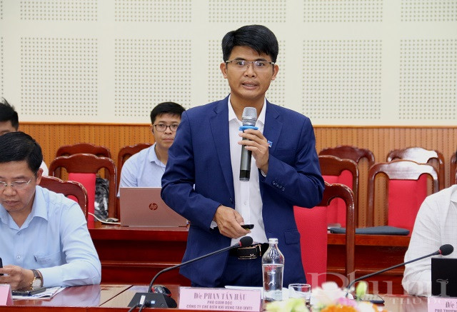 Ông Phan Tấn Hậu - Phó Tổng giám đốc Công ty Khí Vũng Tàu (KTV) Ông Phan Tấn Hậu - Phó Tổng giám đốc Công ty Khí Vũng Tàu (KTV)