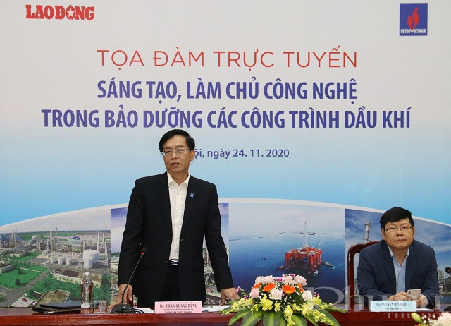 Trưởng ban Truyền thông và Văn hóa doanh nghiệp PVN kết luận tại buổi tọa đàm. Trưởng ban Truyền thông và Văn hóa doanh nghiệp PVN kết luận tại buổi tọa đàm.
