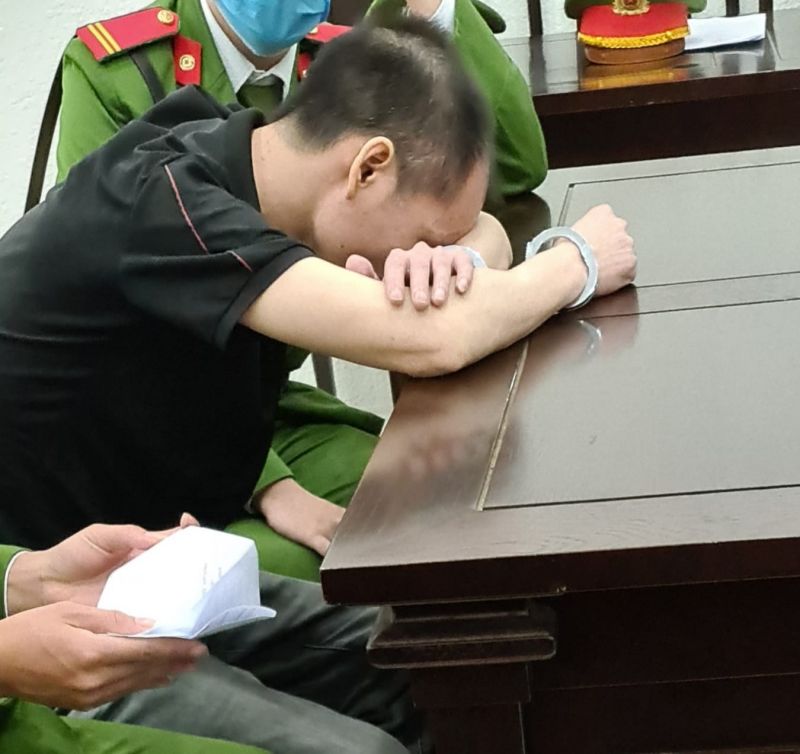 Bị cáo Ngọc tại Tòa Bị cáo Ngọc tại Tòa