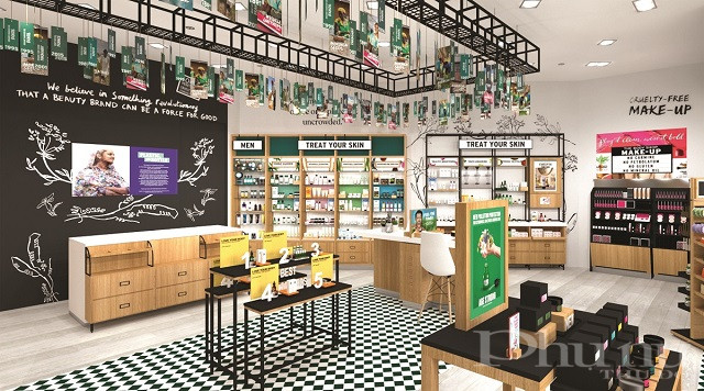 The Bodyshop mang đến hơn 1.000 mã sản phẩm chăm sóc toàn diện từ đầu đến chân.