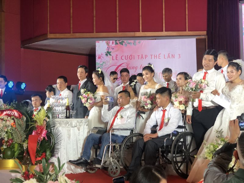 Niềm vui - giấc mơ c&oacute; thật của 47 cặp đ&ocirc;i được l&agrave;m đ&aacute;m cưới