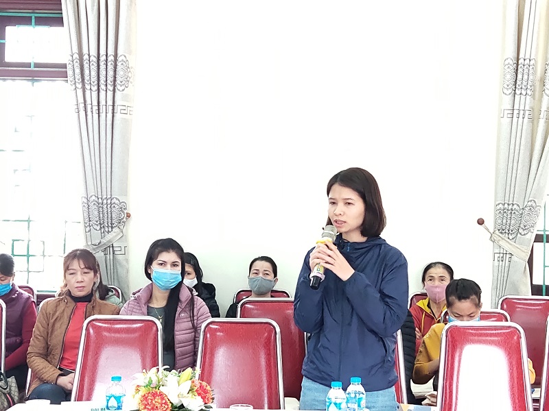 Các ý kiến của nữ công nhân lao động nhập cư trên địa bàn xã Hải Bối mong muốn và đề xuất thời gian tới tiếp tục nhận được sự quan tâm của các cấp các ngành để hỗ trợ chị em ổn định cuộc sống